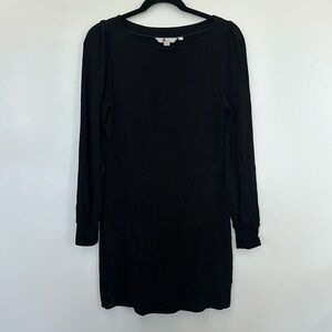 Boden black long sleeve T-shirt dress 6
